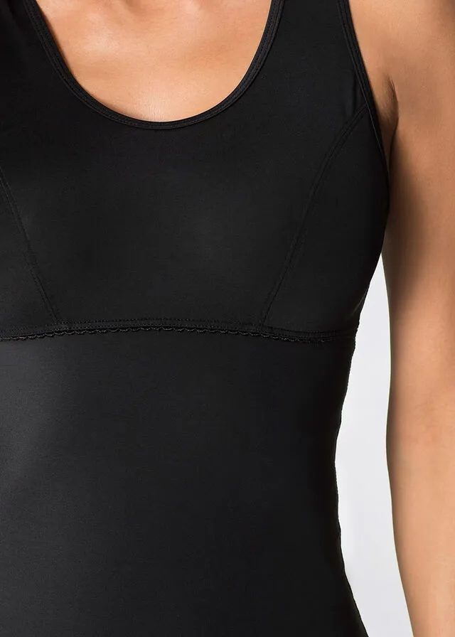 Top con gran efecto moldeador Negro