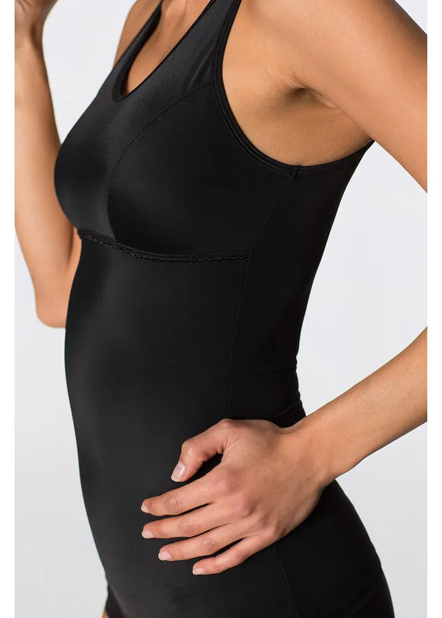 Top con gran efecto moldeador Negro