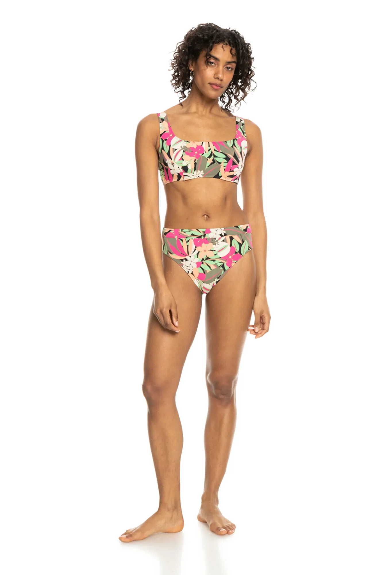 TOP DE BIKINI CON COPA D PARA MUJER  PRINTED BEACH CLASSICS 