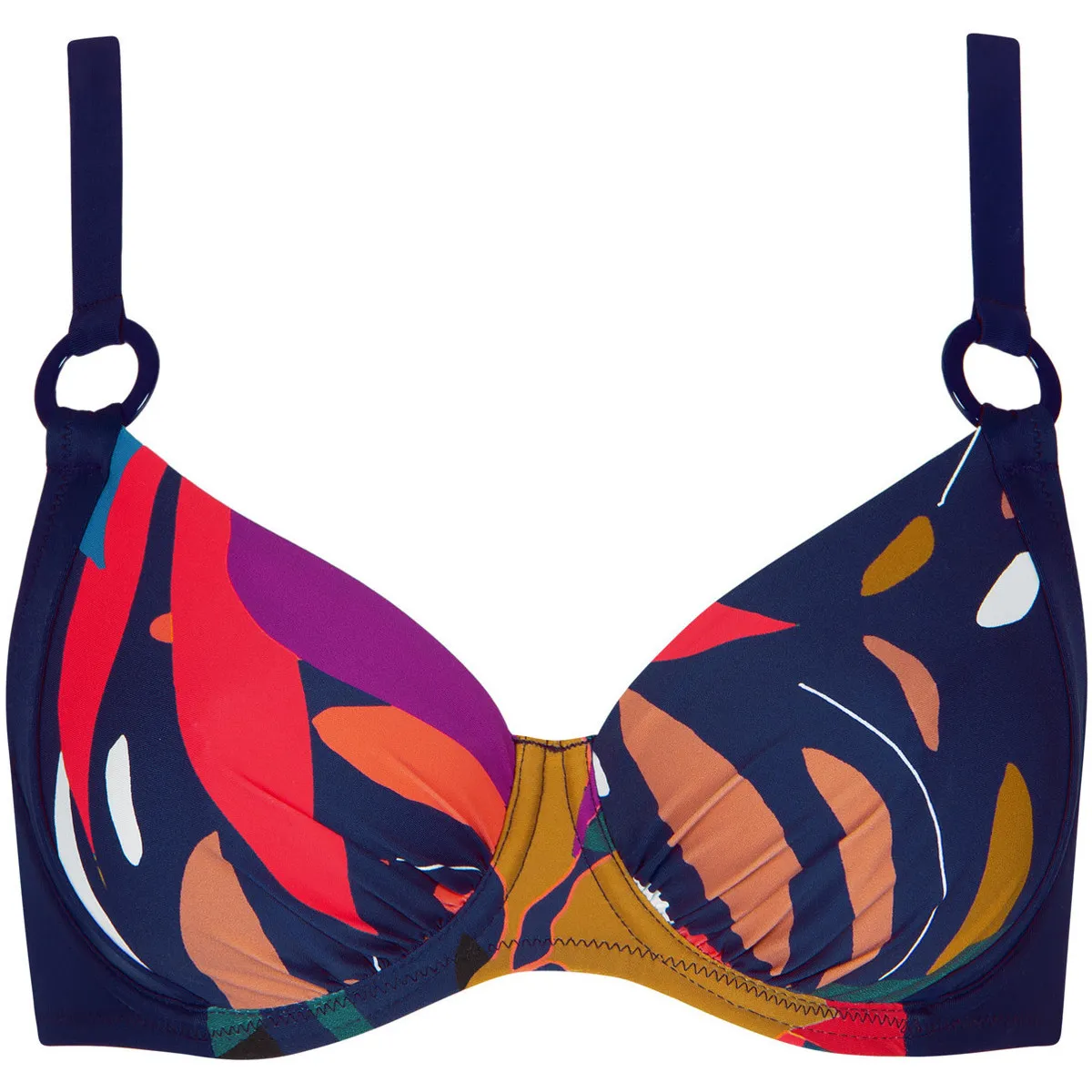 Top de traje baño con aros Tenerife copas B a E