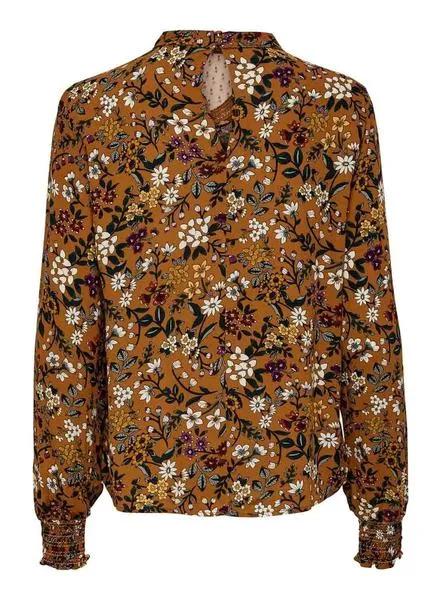 top only naomi marron para mujer