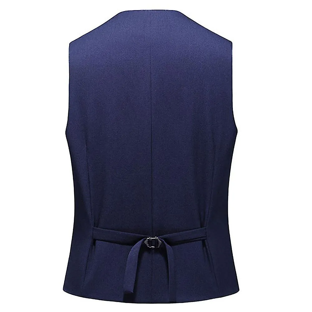 Traje de 3 piezas para hombre Esmoquin slim fit con un botón, pantalones de chaleco de chaqueta para fiesta, boda y negocios