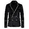 Traje de terciopelo de 2 piezas para hombre Cena Prom Party Blazer