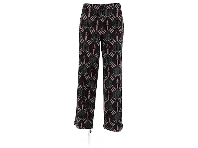 VALENTINO GARAVANI Pantalón T.Seda M Internacional Negro 