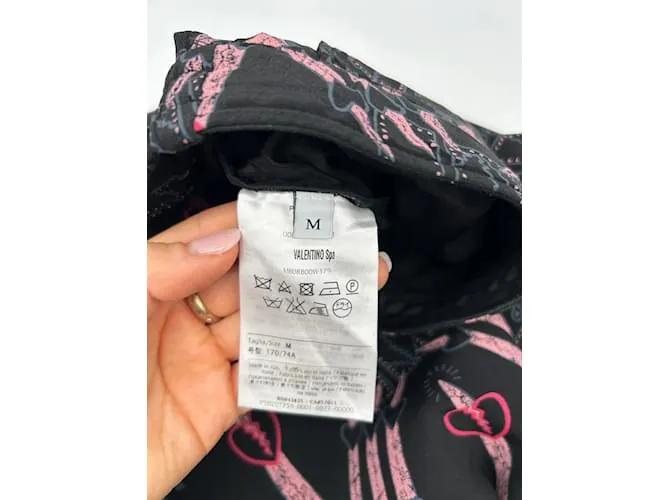 VALENTINO GARAVANI Pantalón T.Seda M Internacional Negro 