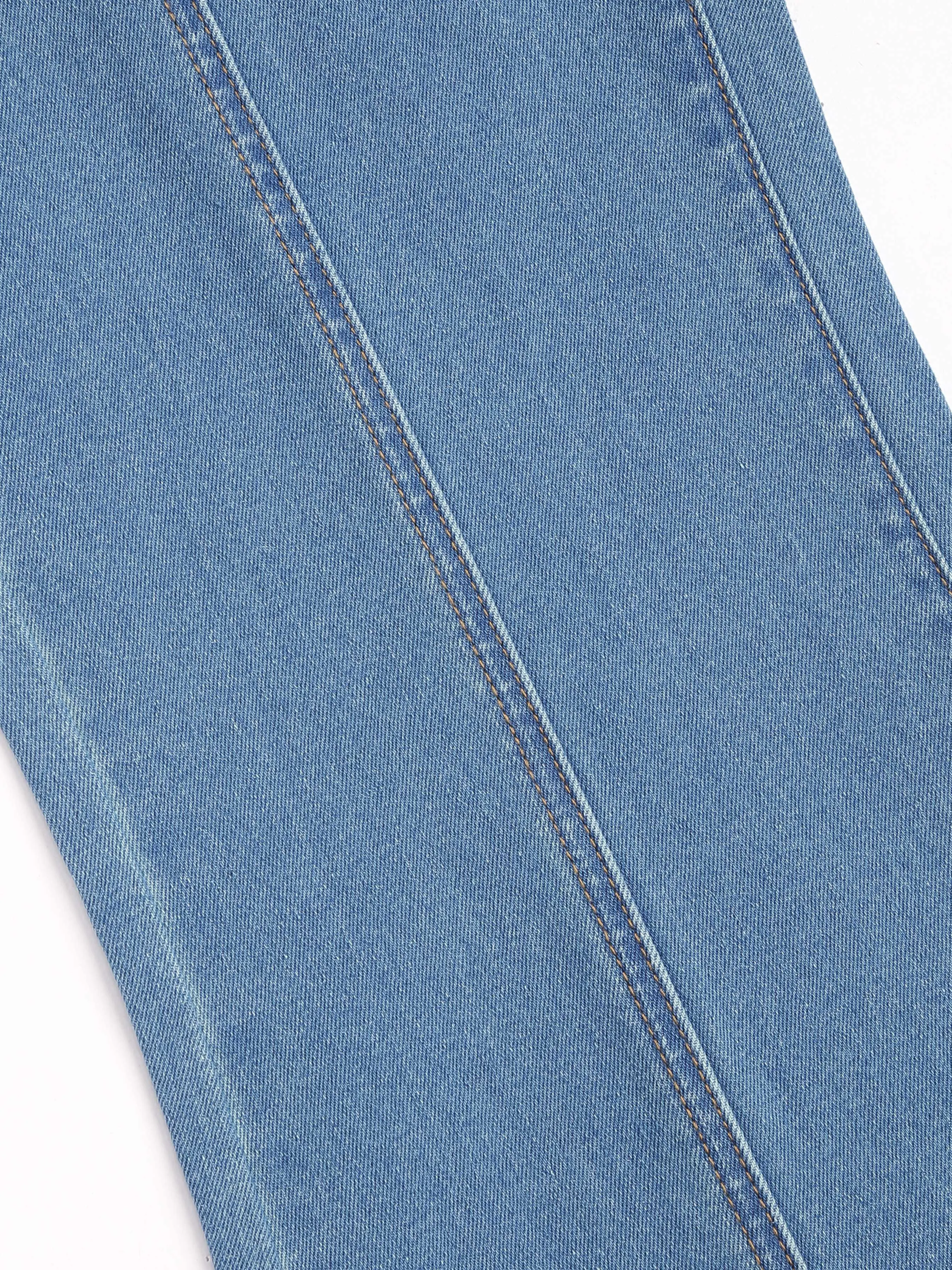  Vaqueros Acampanados de Cintura Alta en Denim