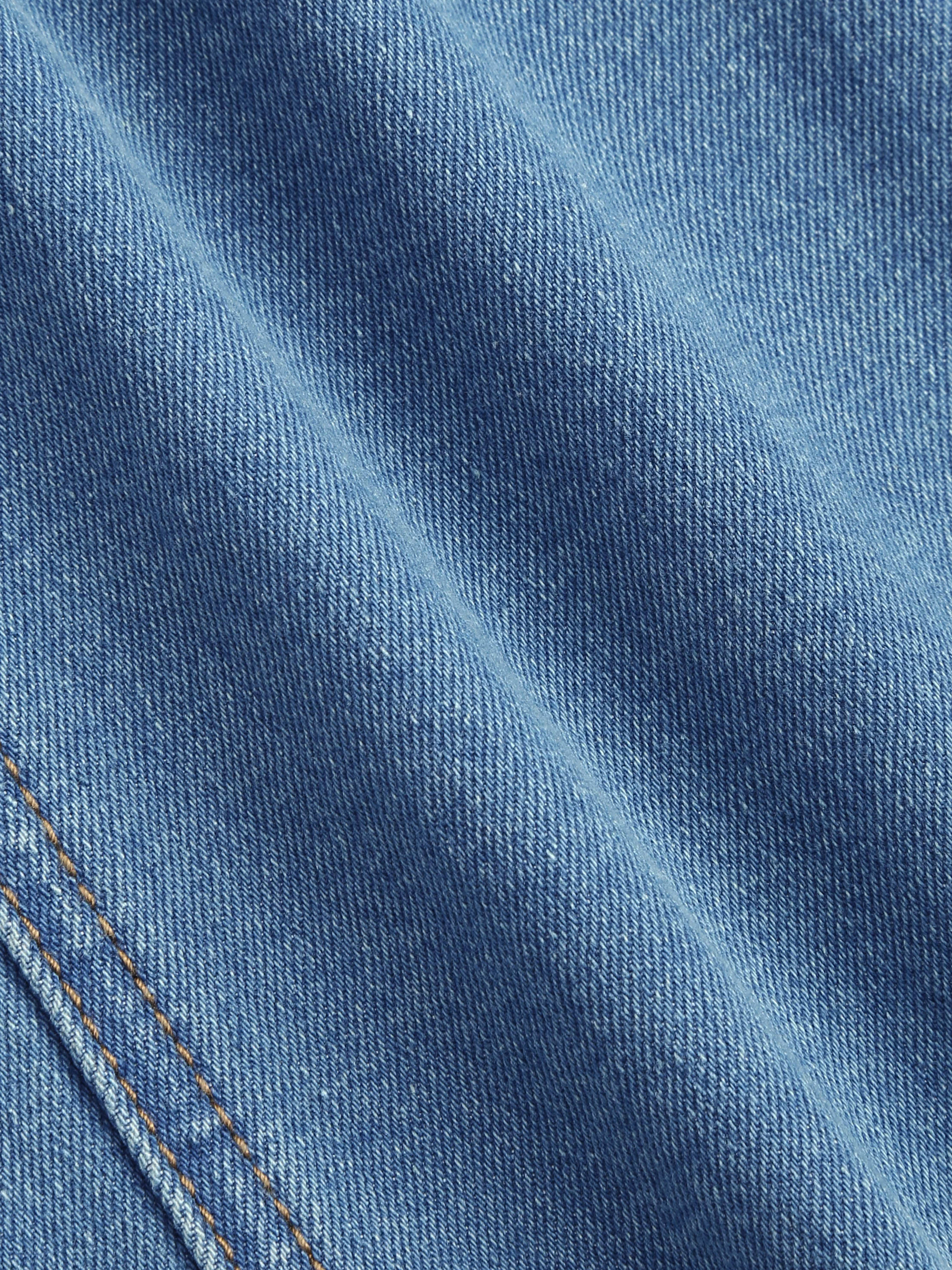  Vaqueros Acampanados de Cintura Alta en Denim