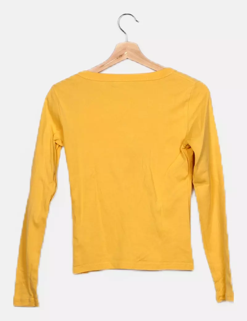 Vero Moda Chaqueta amarilla botones