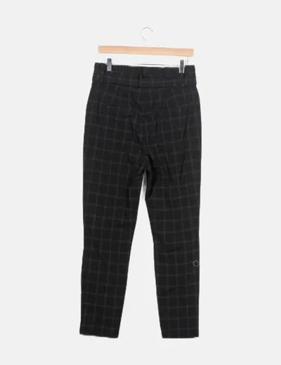 Vero Moda Pantalón gris cuadros