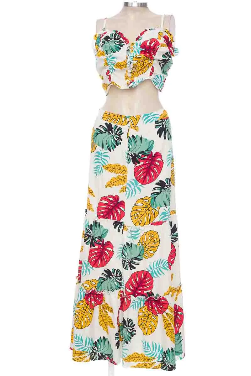 VESTIDO / ENTERIZO COLOR BLANCO  NEW FASHION