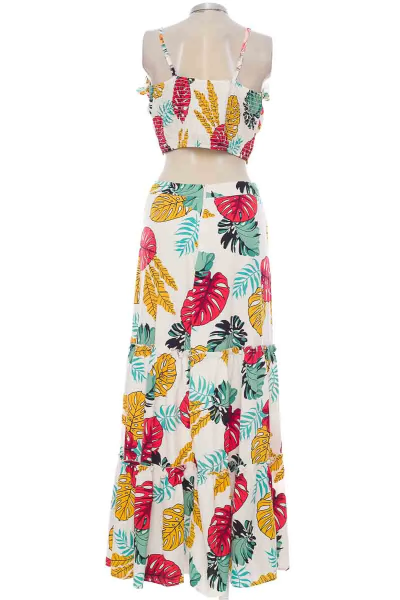 VESTIDO / ENTERIZO COLOR BLANCO  NEW FASHION