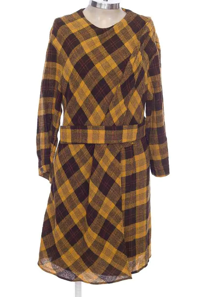 VESTIDO / ENTERIZO COLOR MOSTAZA  MNG