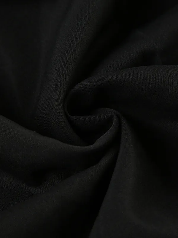 Vestido largo adelgazante con división de busto y cintura con cuello en V