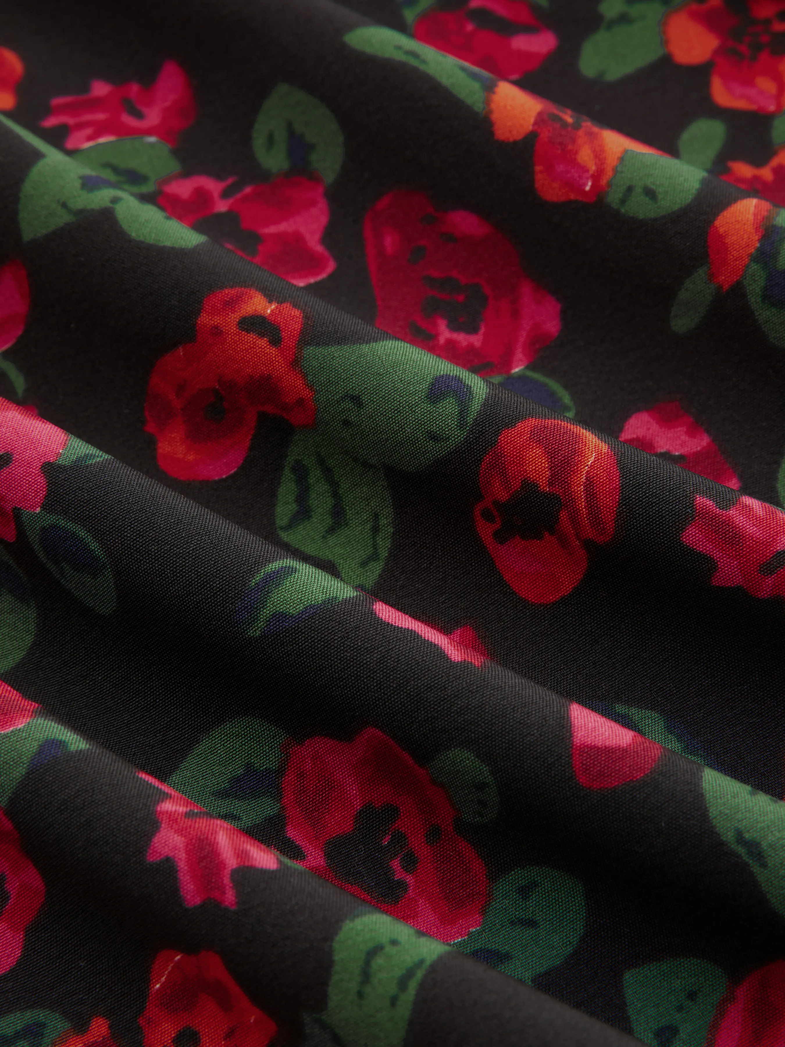  Vestido Midi Floral con Abertura Curvy