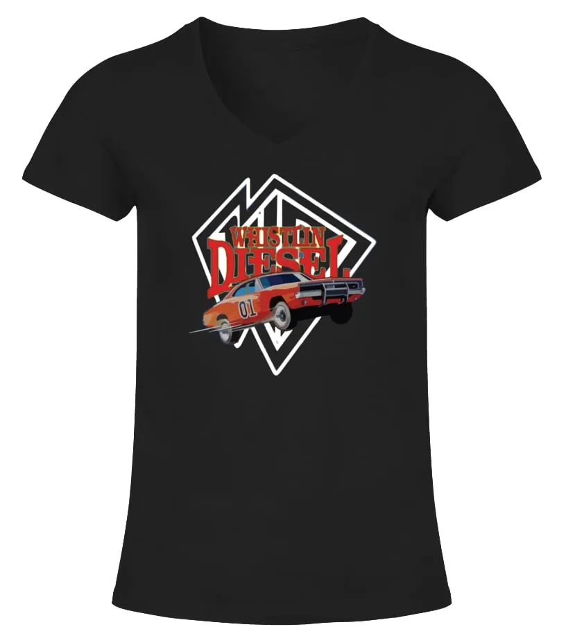 Whistlin Diesel Merch Camiseta cuello pico Mujer