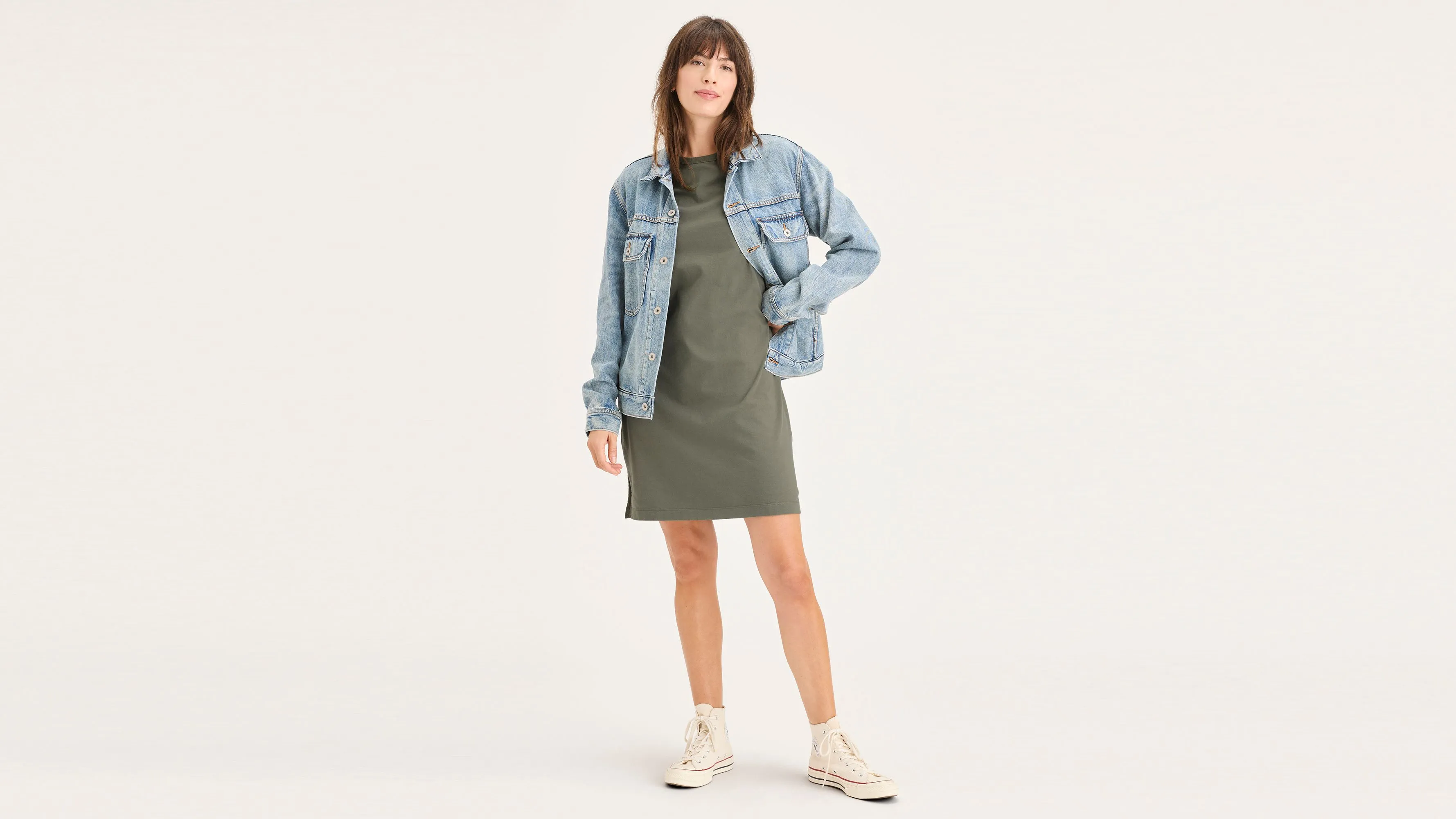 WOMEN'S REGULAR FIT TSHIRT DRESS