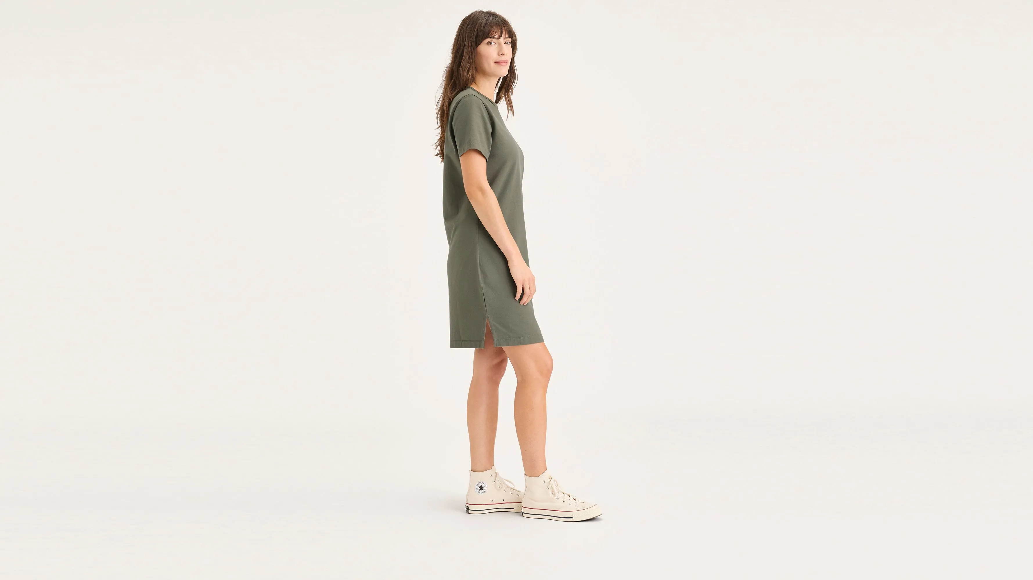 WOMEN'S REGULAR FIT TSHIRT DRESS