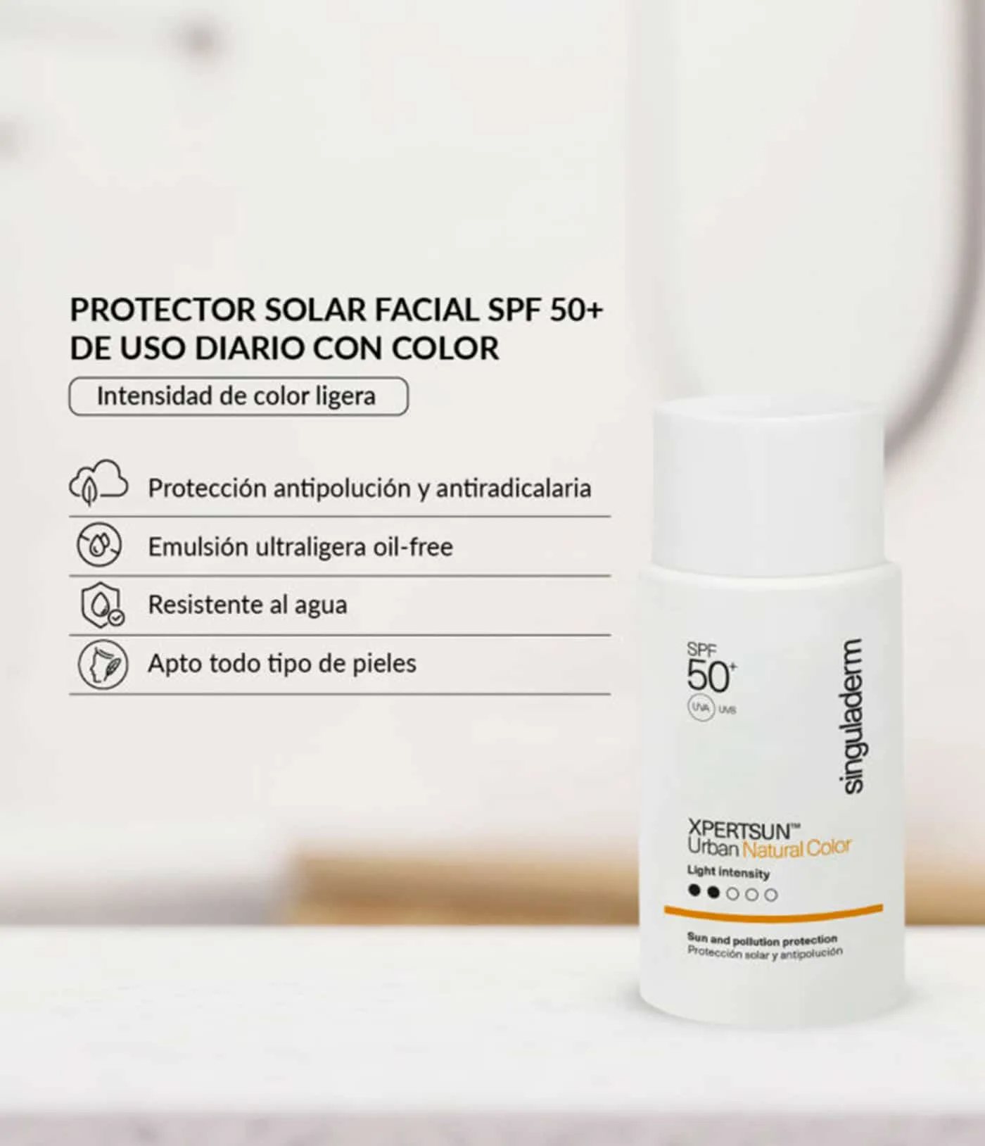 XPERTSUN Urban Natural Color Light Intensity SPF50+ 50ml