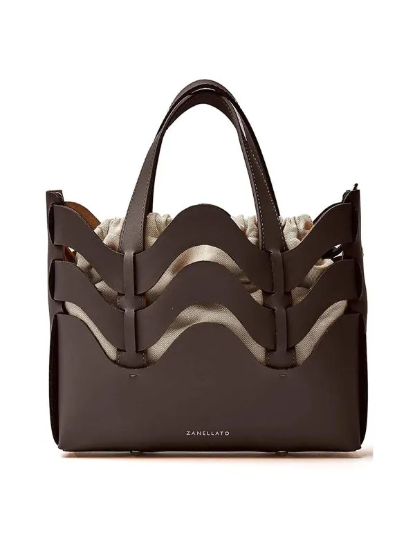ZANELLATO BOLSO SHOPPING  MARRóN