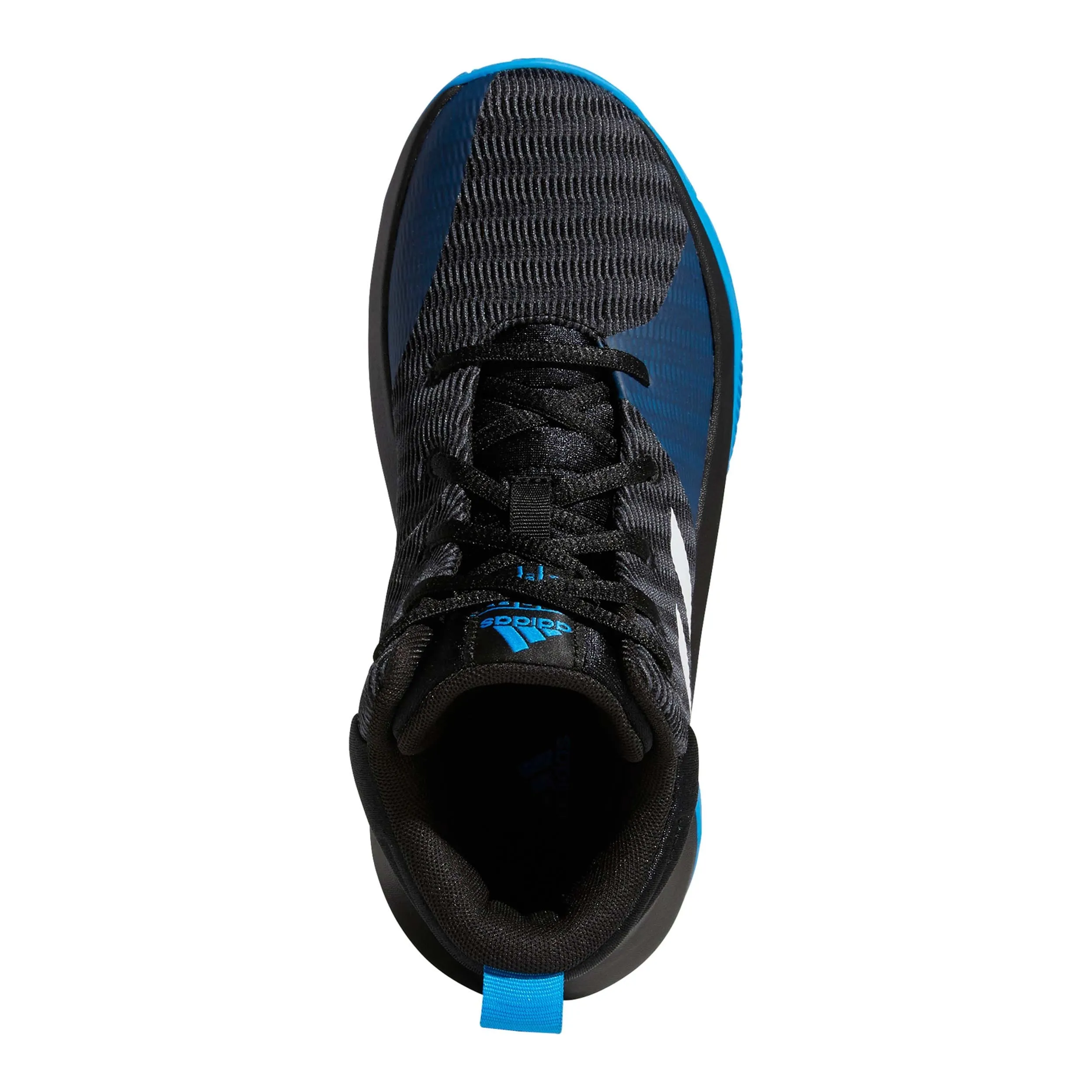 Zapatillas Básquetbol Niño Adidas Pro Elevate Negra/Celeste