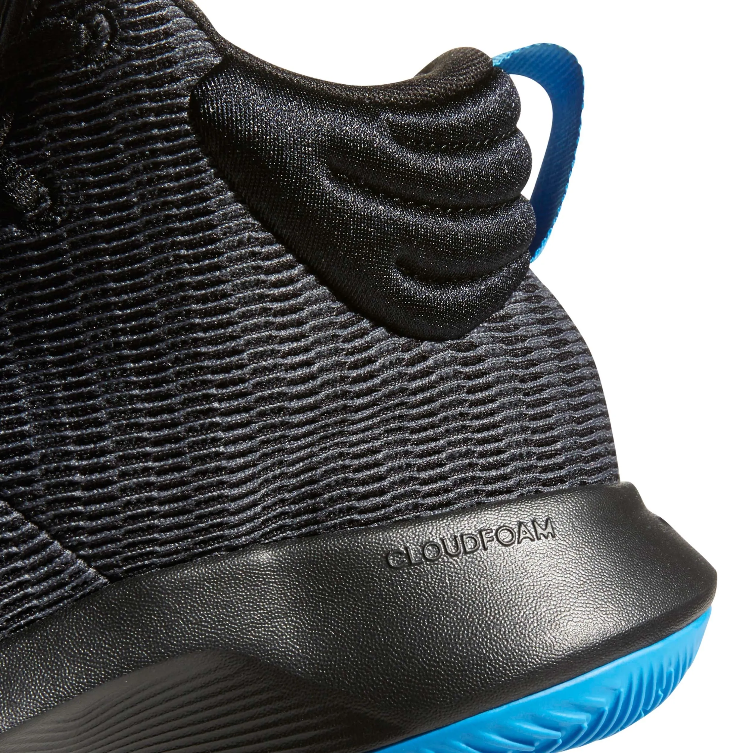 Zapatillas Básquetbol Niño Adidas Pro Elevate Negra/Celeste