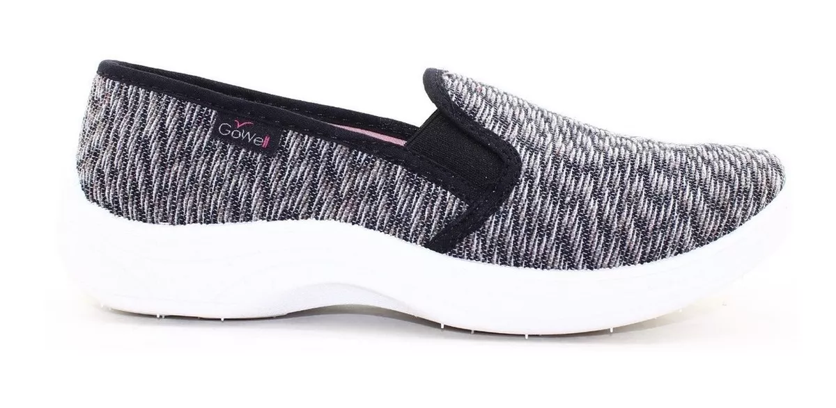 Zapatillas Dama Mujer Pancha Jaspeada Elasticos 490 Carg