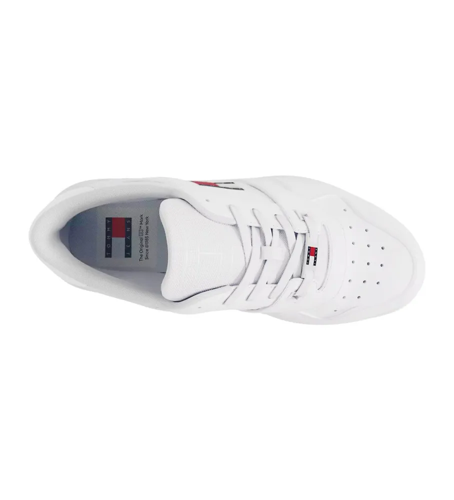 Zapatillas de piel Retro Basket blanco