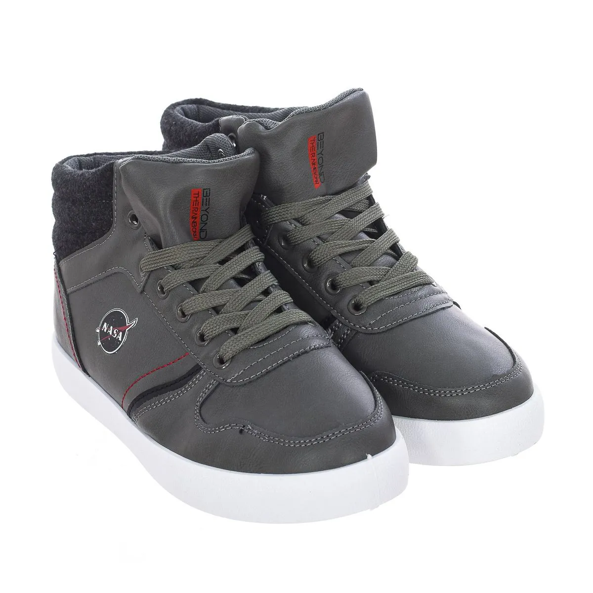 ZAPATILLAS DEPORTIVAS ESTILO ALTO DE CORDONES CSK8M MUJER NASA