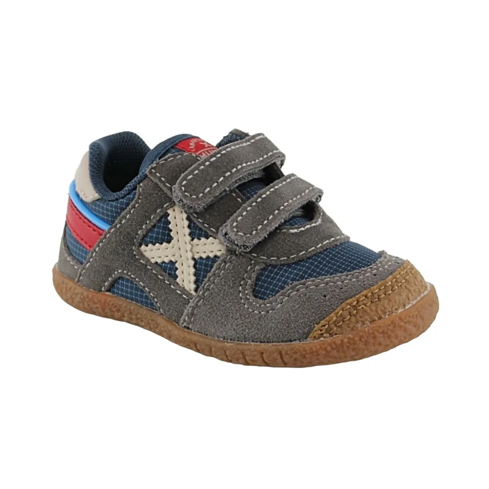 Zapatillas Munich Moda Baby Goal Azul