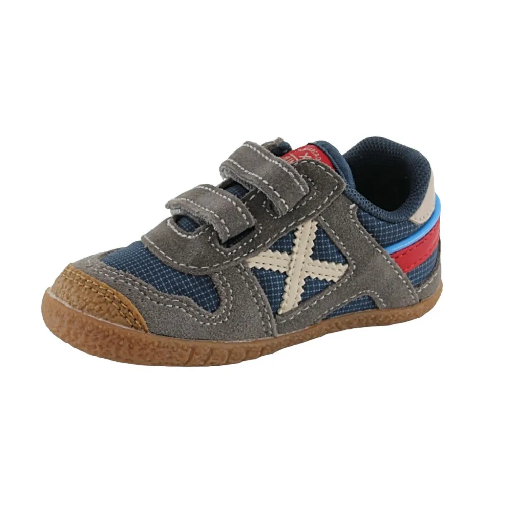 Zapatillas Munich Moda Baby Goal Azul