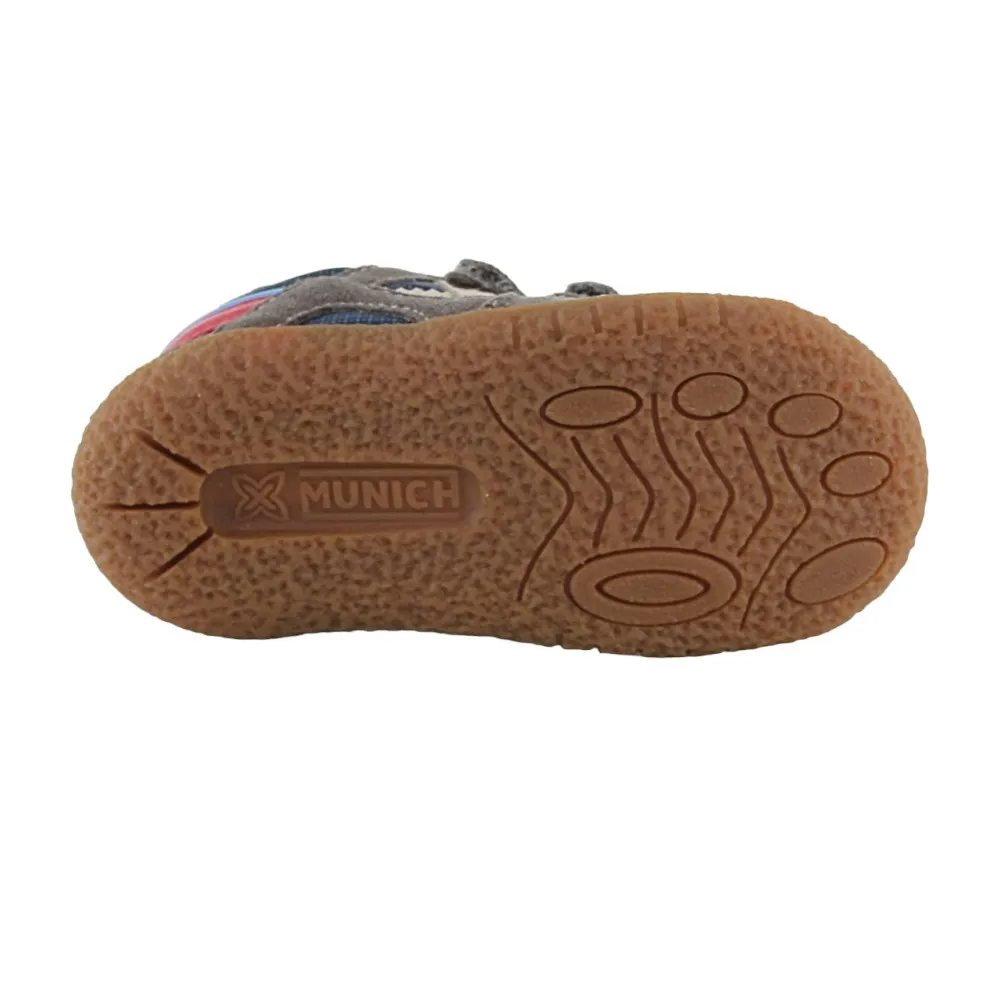 Zapatillas Munich Moda Baby Goal Azul
