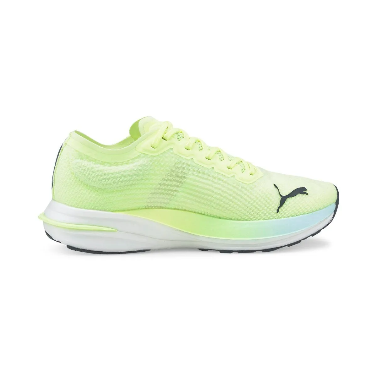 ZAPATILLAS RUNNING HOMBRE PUMA DEVIATE NITRO FIZZY LIGHTDARK SLATE AMARILLA