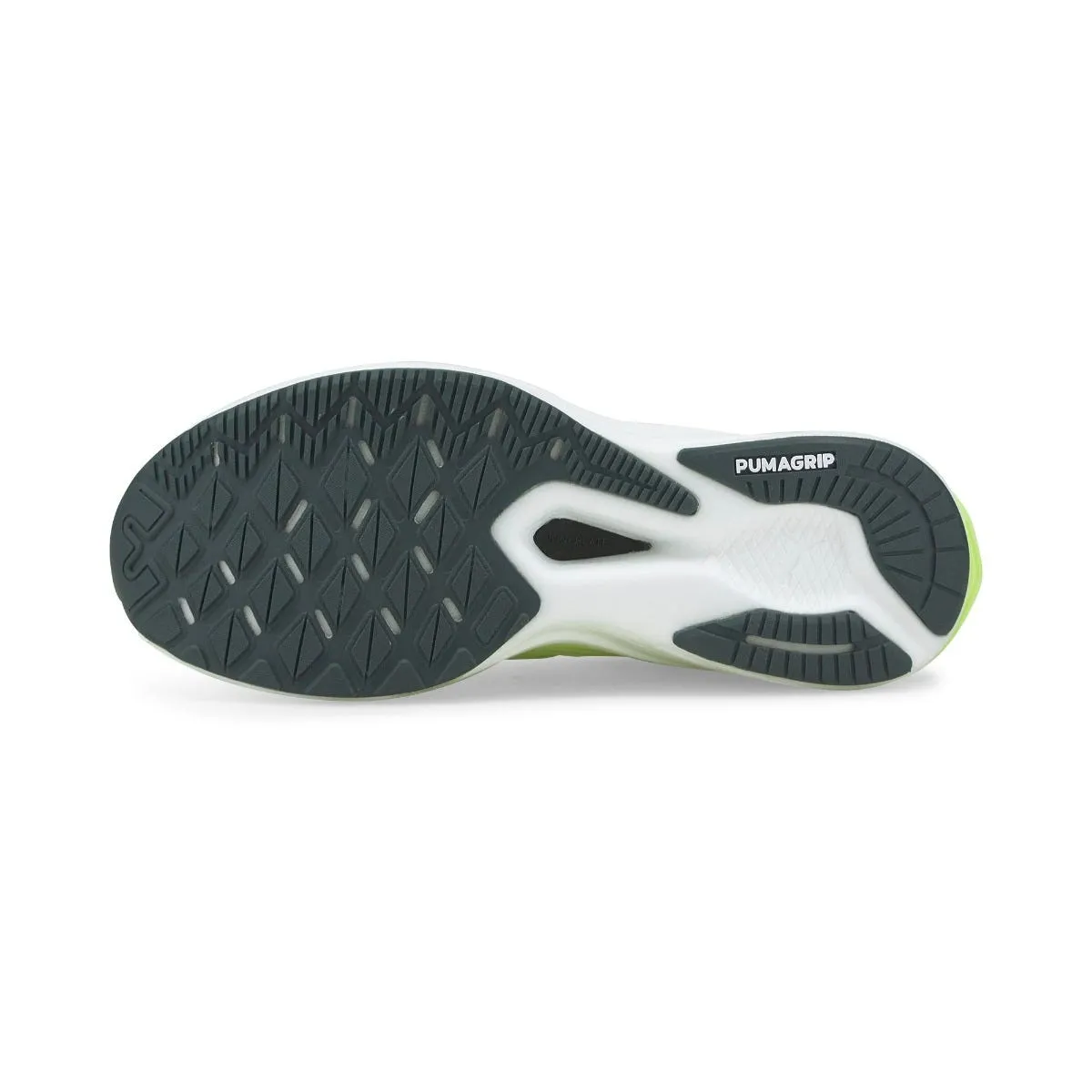 ZAPATILLAS RUNNING HOMBRE PUMA DEVIATE NITRO FIZZY LIGHTDARK SLATE AMARILLA