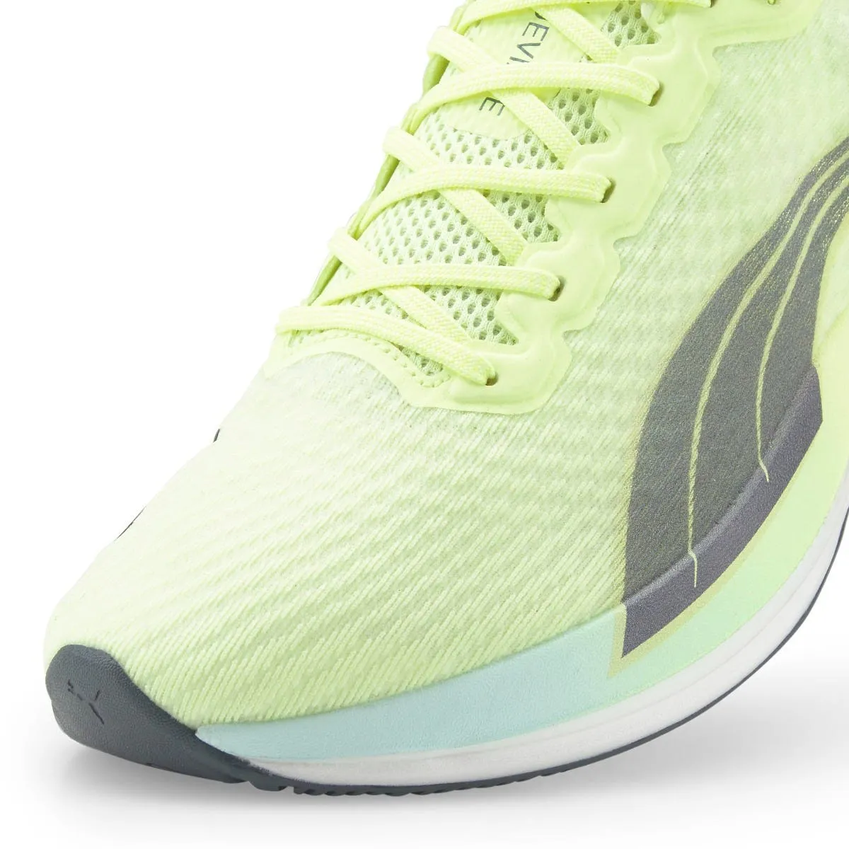 ZAPATILLAS RUNNING HOMBRE PUMA DEVIATE NITRO FIZZY LIGHTDARK SLATE AMARILLA